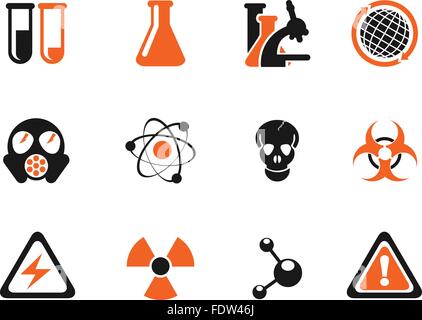 Symboles de la science Illustration de Vecteur