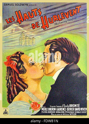 Wuthering Heights (1939) - Affiche de film français Banque D'Images