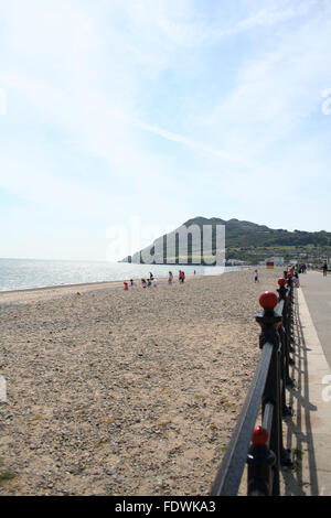 Le port de Bray, Bray head, beach dans le comté de Dublin, Irlande Banque D'Images