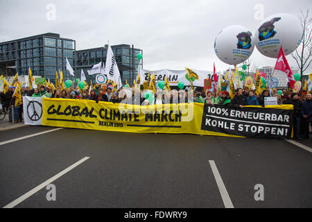 Berlin, Allemagne, les changements climatiques mondiaux Mars à Berlin-Mitte Banque D'Images