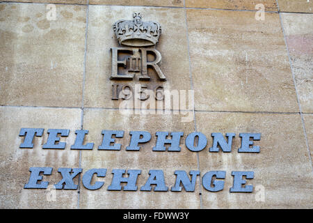 L'échange téléphonique Sneinton Nottingham, Royaume-Uni. Banque D'Images