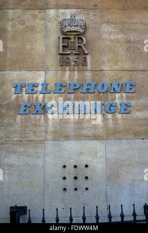 L'échange téléphonique Sneinton Nottingham, Royaume-Uni. Banque D'Images