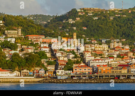 St George's de la mer Grenade Antilles Banque D'Images