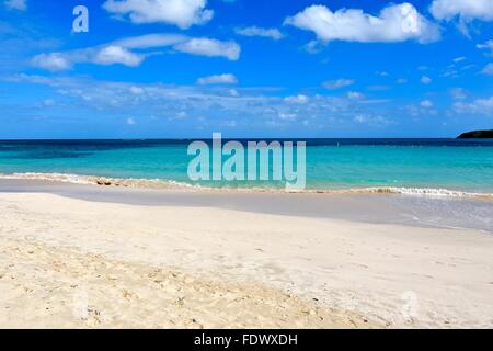 Flamenco Beach sur l'île de Culebra, Puerto Rico Banque D'Images