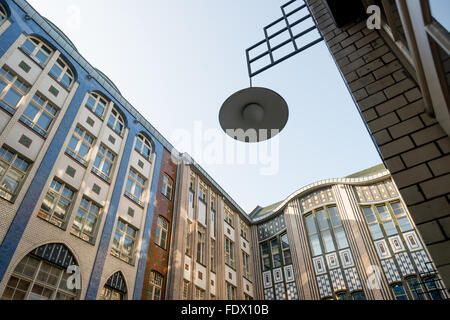 Berlin, Allemagne, Hof 1 Hackesche Höfe à Berlin-Mitte Banque D'Images