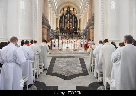 Saint Blasien (Allemagne), l'ordination à la Cathédrale de Saint Blaise Banque D'Images