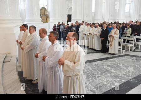 Saint Blasien (Allemagne), l'ordination à la Cathédrale de Saint Blaise Banque D'Images