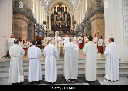 Saint Blasien (Allemagne), l'ordination à la Cathédrale de Saint Blaise Banque D'Images