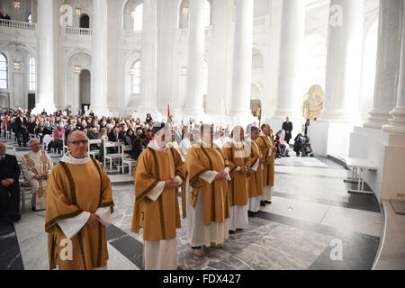 Saint Blasien (Allemagne), l'ordination à la Cathédrale de Saint Blaise Banque D'Images