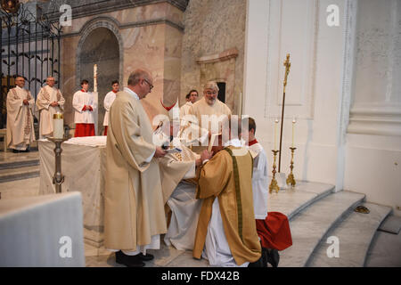 Saint Blasien (Allemagne), l'ordination à la Cathédrale de Saint Blaise Banque D'Images