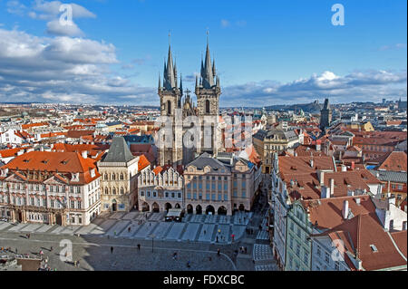 Stare Mesto (vieille ville), Prague, République tchèque - Image Banque D'Images