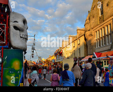 Visite annuelle de Lammas fair et du marché de St Andrews, Fife, en Écosse. Banque D'Images