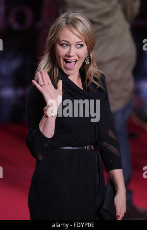 Berlin, Allemagne. 09Th Feb 2016. L'actrice Christine Taylor arrive à la première allemande du film 'Zoolander n°2' à Berlin, Allemagne, 02 février 2016. Le film arrive dans les salles allemandes le 18 février 2016. Photo : JOERG CARSTENSEN/dpa/Alamy Live News Banque D'Images