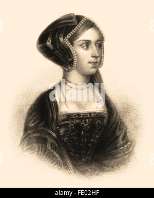 Anne Boleyn, 1501-1536, reine d'Angleterre de 1533 à 1536 comme la deuxième épouse du Roi Henry VIII Banque D'Images