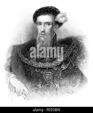 Henry Howard, comte de Surrey, 1516 - 1547, un poète anglais, Banque D'Images