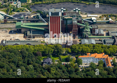 Vue aérienne de la mine, Friedrich Heinrich 1/2 Kamp-Lintfort, aperçu de Kiev, Kiev, Bas-rhin, Banque D'Images