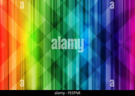 Fond arc-en-ciel. Design coloré lumineux avec effet de lumière modèle d'intersection. Banque D'Images