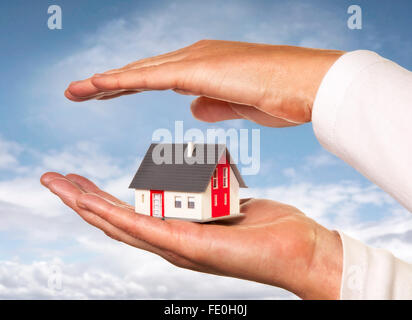 Chambre est couverte de mains Banque D'Images