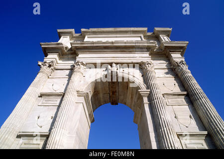 Italie, le Marche, Ancône, arche de Trajan Banque D'Images