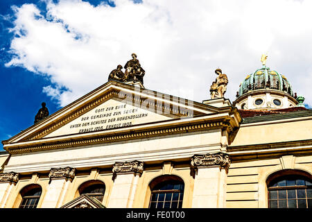 Gendarmenmarkt, Berlin : le français ; Französische Friedrichstadtkirche Friedrichstadtkirche Banque D'Images