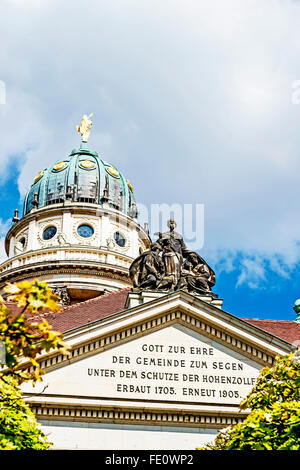 Gendarmenmarkt, Berlin : le français ; Französische Friedrichstadtkirche Friedrichstadtkirche Banque D'Images