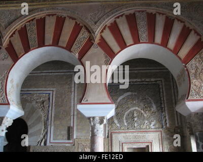 Le Musulman Maure/califat islamique ville Medina Azahara, site du patrimoine mondial de l'Unesco en 2018, Cordoue, Espagne Banque D'Images