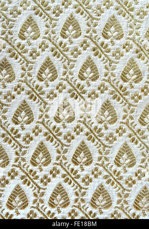Arrière-plan de motif de tissu de style Thaï Banque D'Images