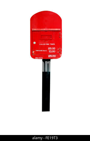 Postbox isolated Banque D'Images
