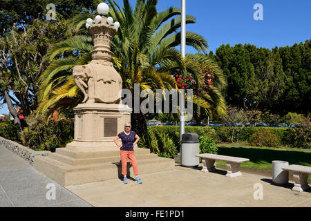 Plaza Vina del Mar à Sausalito, Californie, USA Banque D'Images