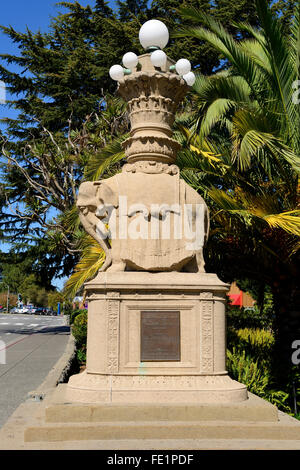 Plaza Vina del Mar à Sausalito, Californie, USA Banque D'Images