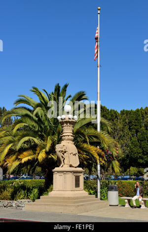 Plaza Vina del Mar à Sausalito, Californie, USA Banque D'Images