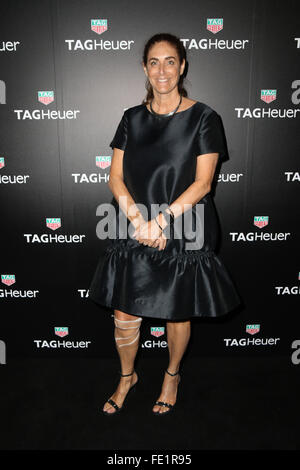 Sydney, Australie. 4 février 2016. Situé contre la superbe toile de fond de la célèbre baie de Sydney, PDG de TAG Heuer et président du groupe LVMH Watch Division, Jean-Claude Biver a organisé un cocktail glamour d'accueillir officiellement Chris Hemsworth que TAG Heuer's new International ambassadeur de marque. Crédit : Richard Milnes/Alamy Live News Banque D'Images