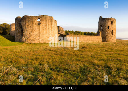 Château de silex, à Flint, Flintshire, au nord du Pays de Galles, a été construit par Édouard I lors de son invasion du Pays de Galles en 1277 Banque D'Images