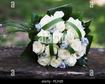 Nature morte au bouquet de mariage Banque D'Images