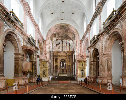 | Inde Goa Eglise et couvent de Saint François d'assise Banque D'Images