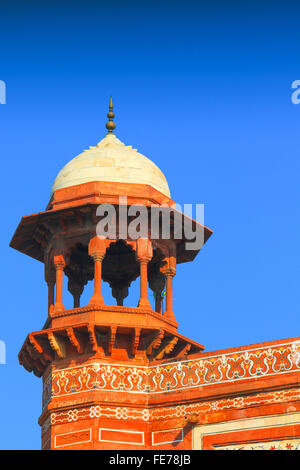 Taj Mahal Gateway, UNESCO World Heritage Site, Agra, Uttar Pradesh, Inde Banque D'Images