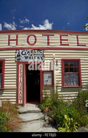 Hôtel Cardrona historique, près de Wanaka, île du Sud, Nouvelle-Zélande Banque D'Images