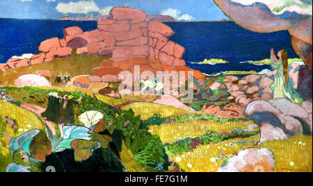 Saint Georges et le dragon - Saint George et le dragon 1910 Maurice Denis France French Banque D'Images