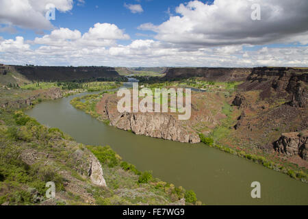 Snake River près de Twin Falls Idaho Banque D'Images