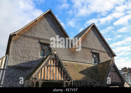 L'église Sainte Catherine de Honfleur en Normandie Banque D'Images