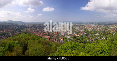 Vue panoramique de la ville de Freiburg im Breisgau, Baden-Wurttemberg, Allemagne etat Banque D'Images