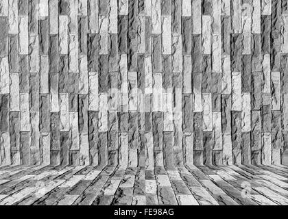 Mur en pierres de couleur texture background. Banque D'Images