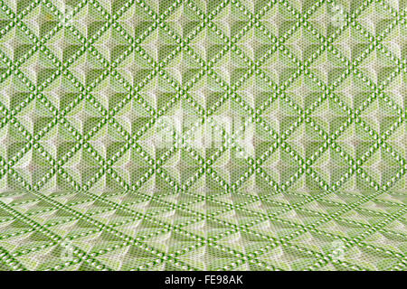 Belle texture en cuir vert arrière-plan. Banque D'Images