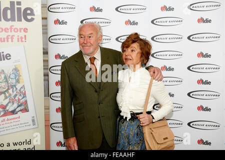 Prunella Scales & Timothy West à l'ancien de l'année 2016 Banque D'Images