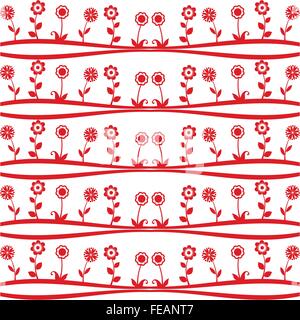 Motif de fleurs de printemps parfaite Illustration de Vecteur