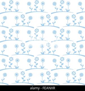 Motif de fleurs de printemps parfaite Illustration de Vecteur