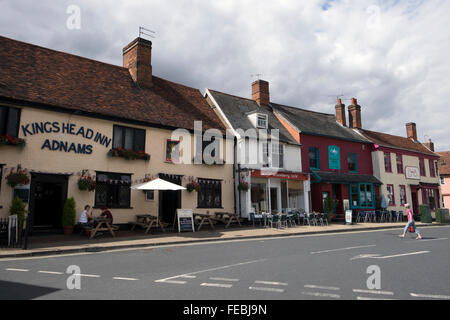 Kings Head Inn, Market Hill, Woodbridge, Suffolk, UK. Banque D'Images