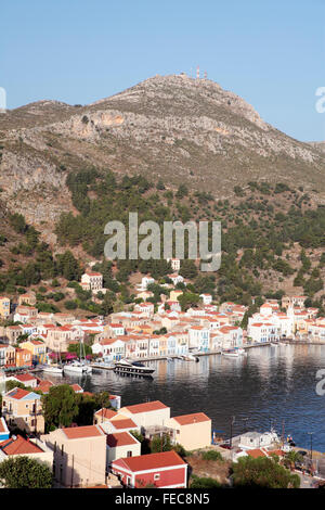 L'île grecque de Kastellorizo, Grèce Banque D'Images