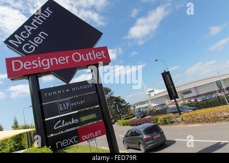 McArthur Glen Designer Outlet, Bridgend, Nouvelle-Galles du Sud Banque D'Images