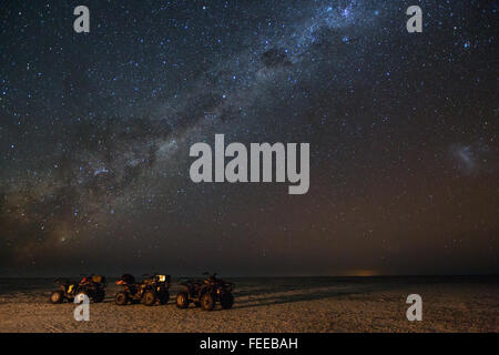 Quad sous les étoiles Banque D'Images